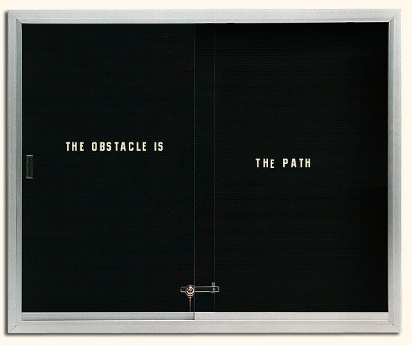 the obstacle is the path
