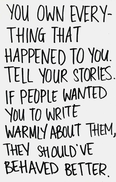 tell your stories